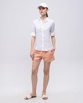 Vilebrequin White linen shirt FONU3U00