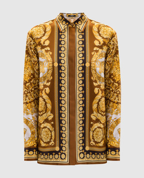 Versace Printed silk blouse 10013601A15215