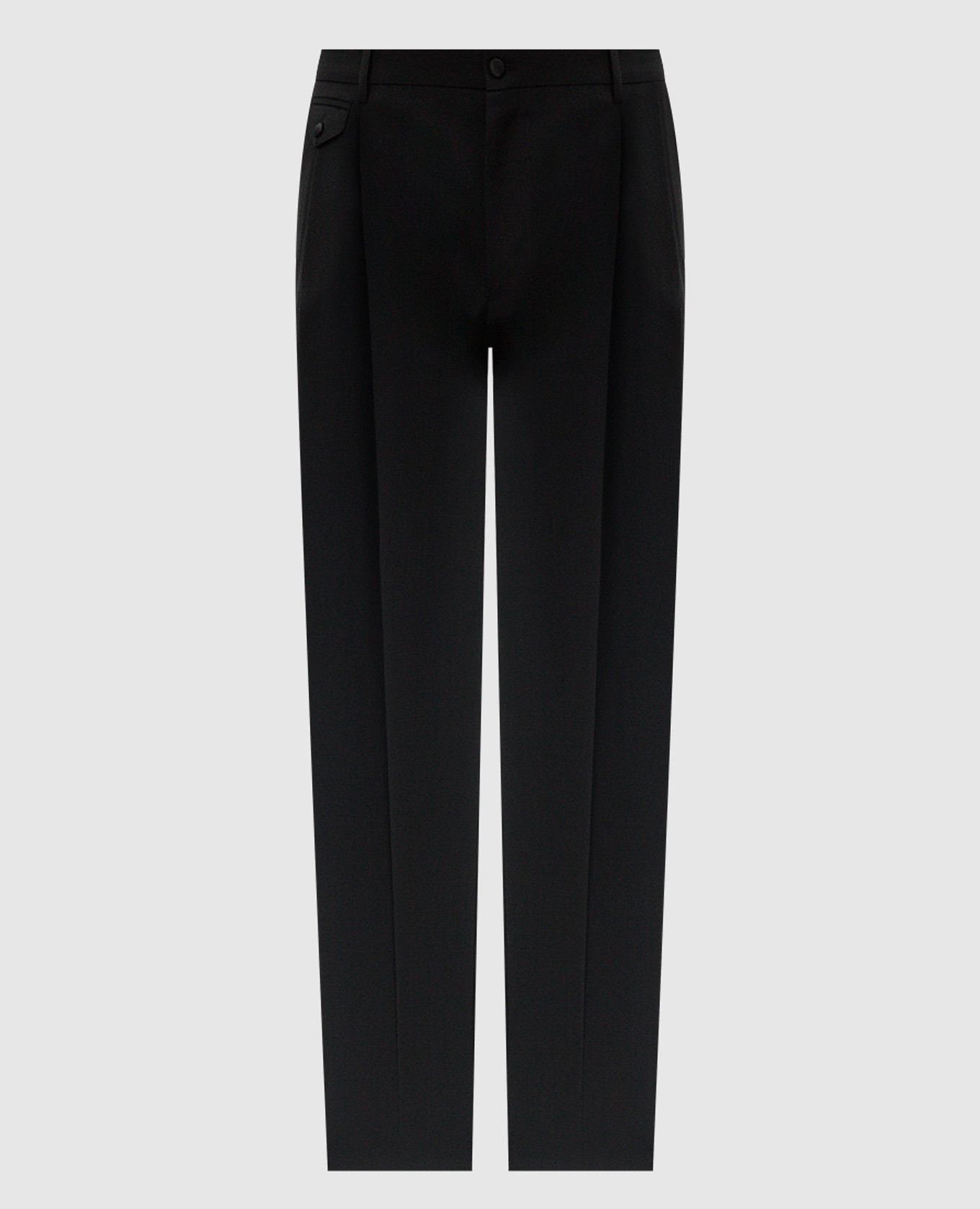 Black pants made of wool Dolce&Gabbana