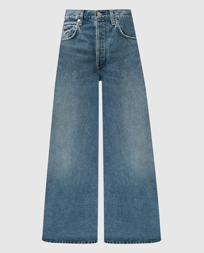 CITIZENS OF HUMANITY AMARI blue distressed palazzo jeans 2156B769