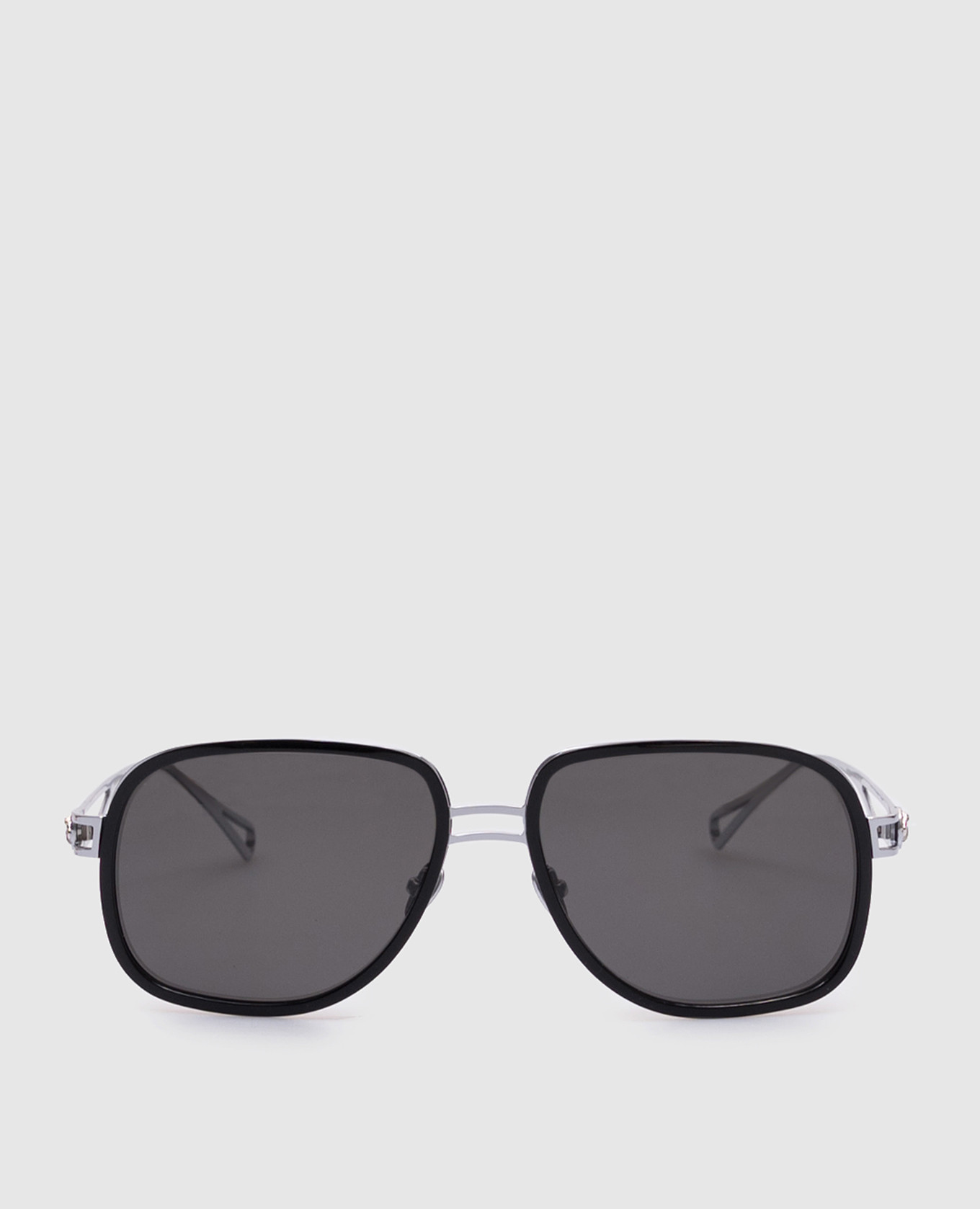 

Black Feather Sunglasses with Logo Emblem Stefano Ricci