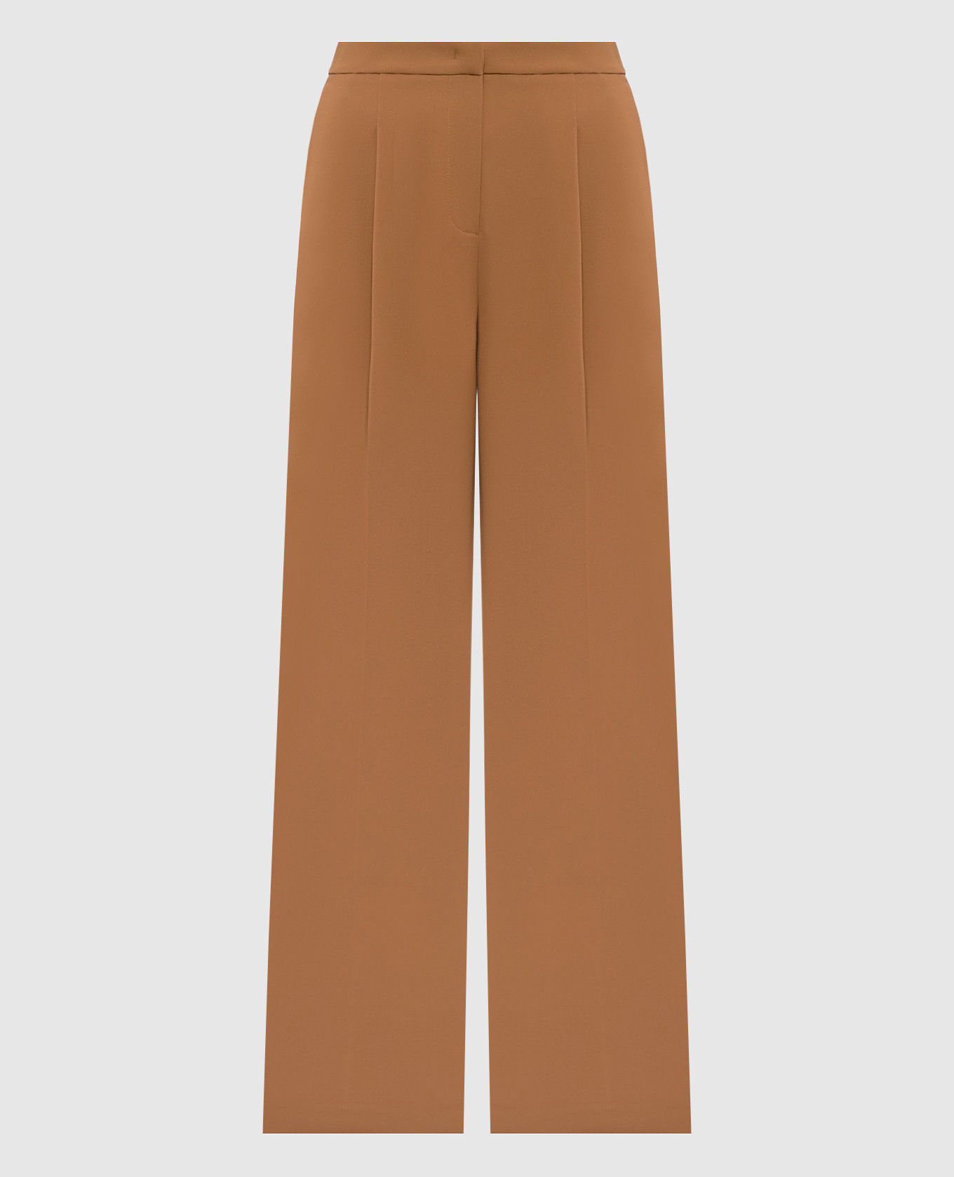 Brown pants with logo