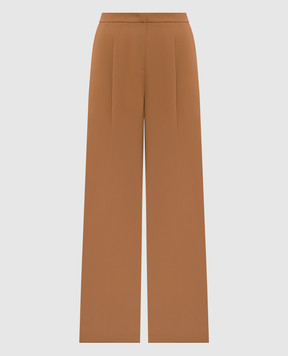 Twinset Brown pants with logo 252TP2284