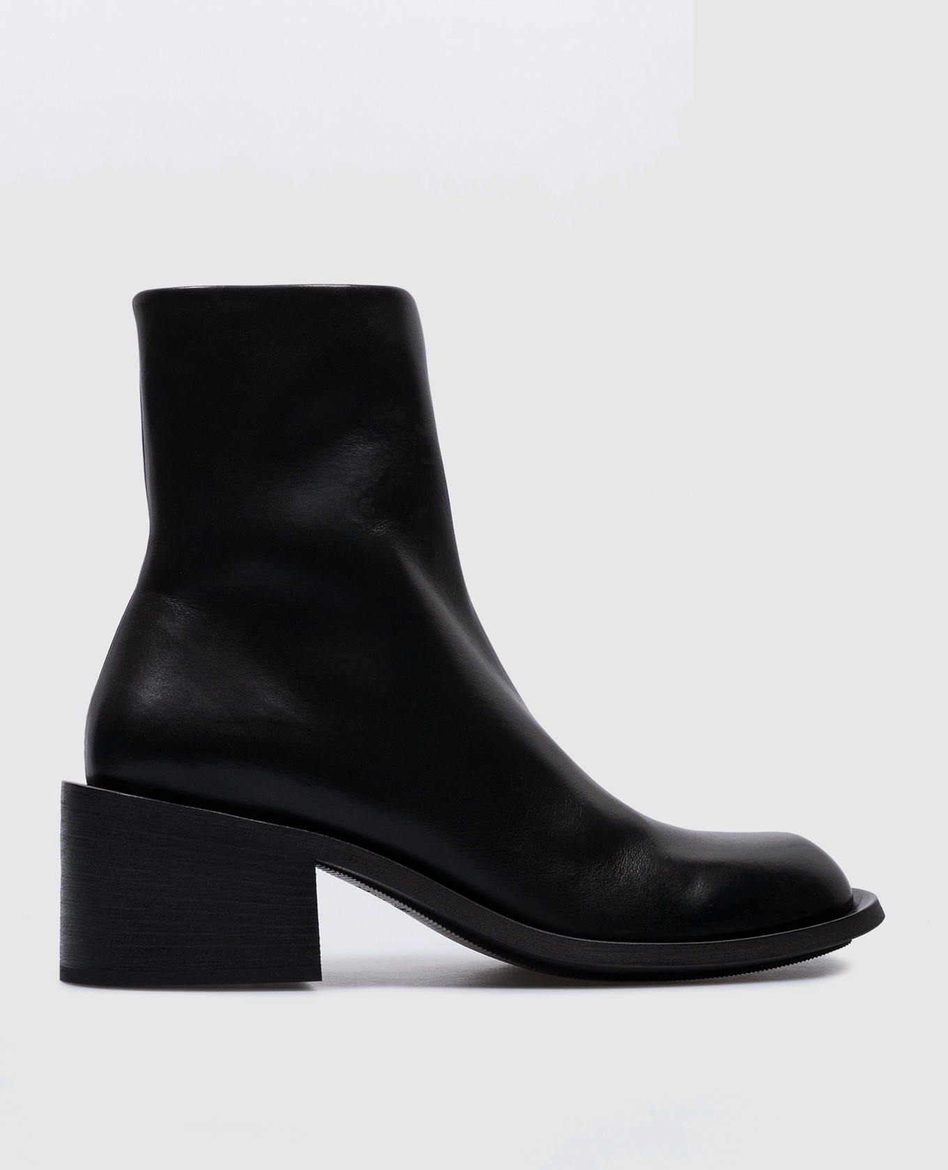 Allucino black leather ankle boots marsell