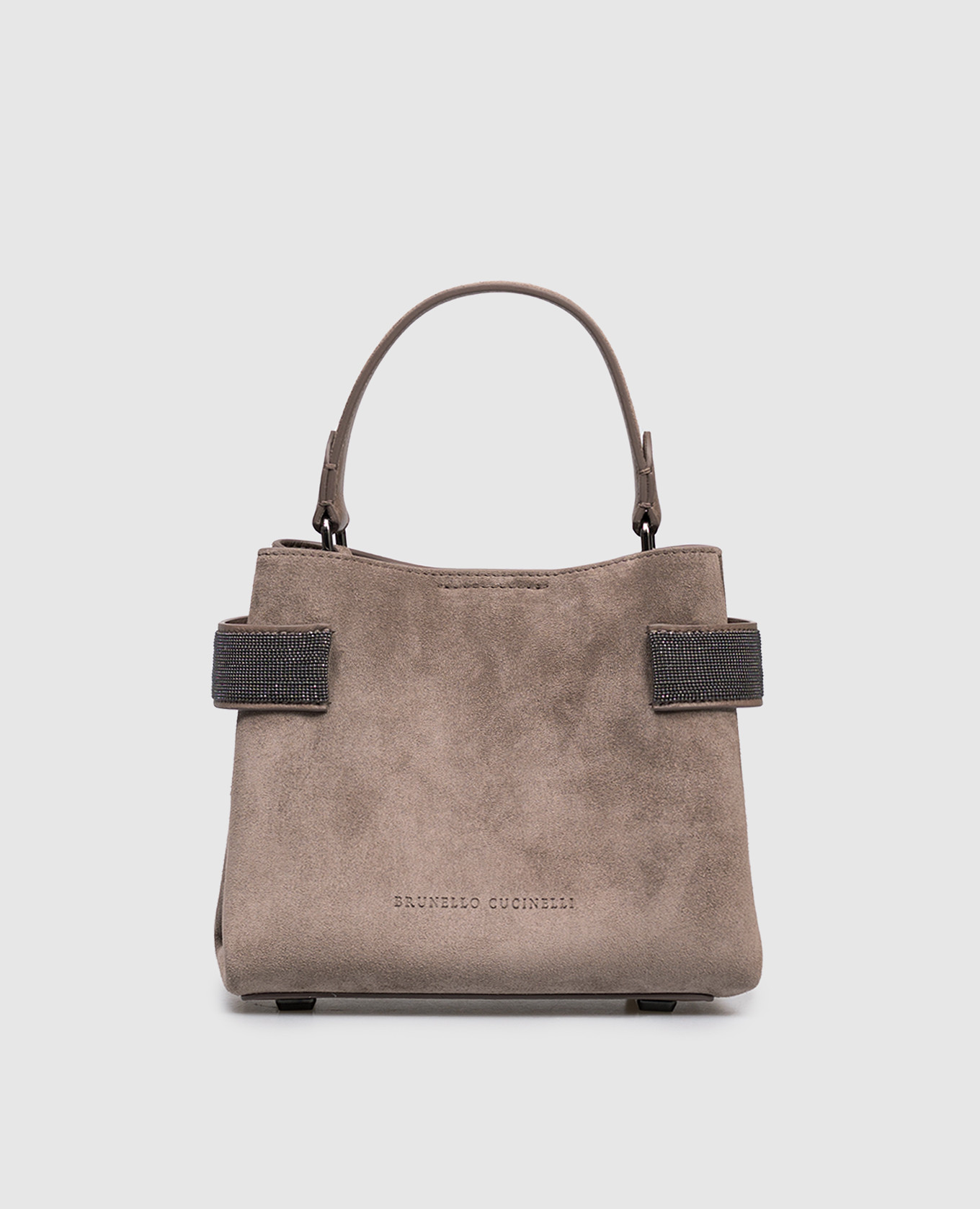 

Brown suede bag Essence Brunello Cucinelli