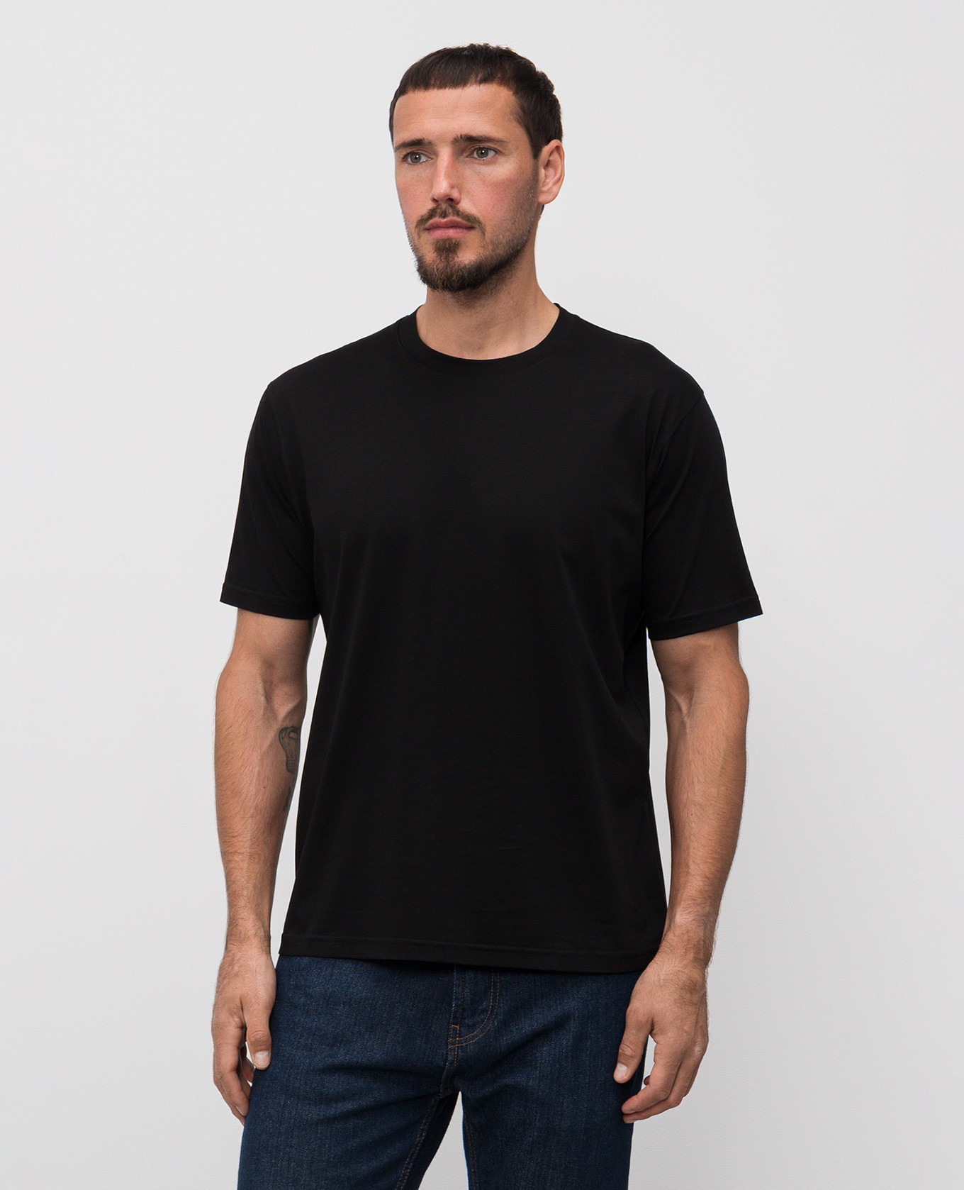 

Black T-shirt with logo Cashmere&Whiskey