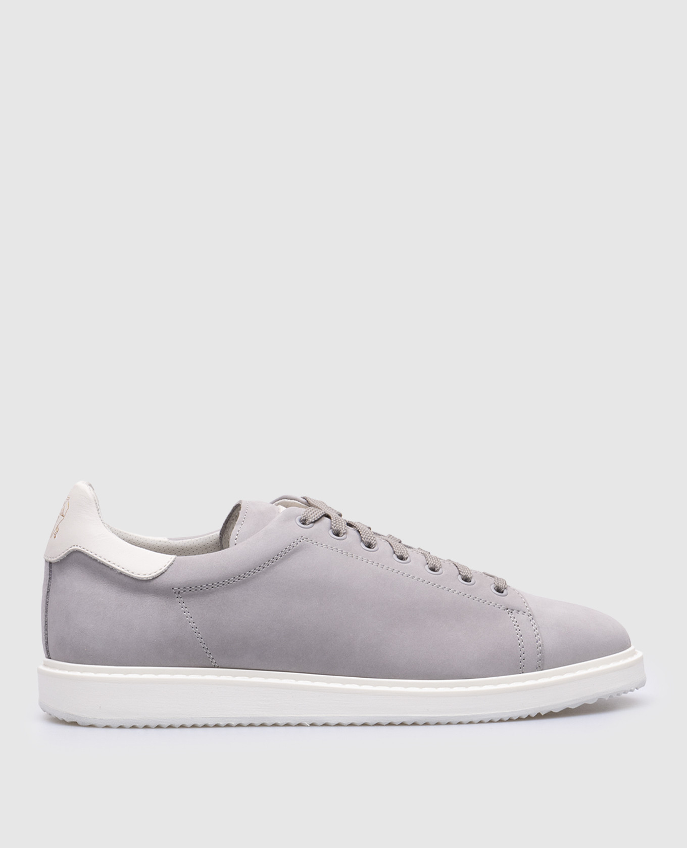 

Gray nubuck sneakers with logo Brunello Cucinelli, Grey