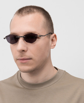 Kuboraum Silver Folding Sunglasses H48 KRSH48BB0000004Y