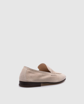 Brunello Cucinelli Gray suede loafers MZUCAHG730