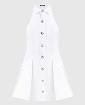 Balmain White dress with an open back FF1R5128CB09