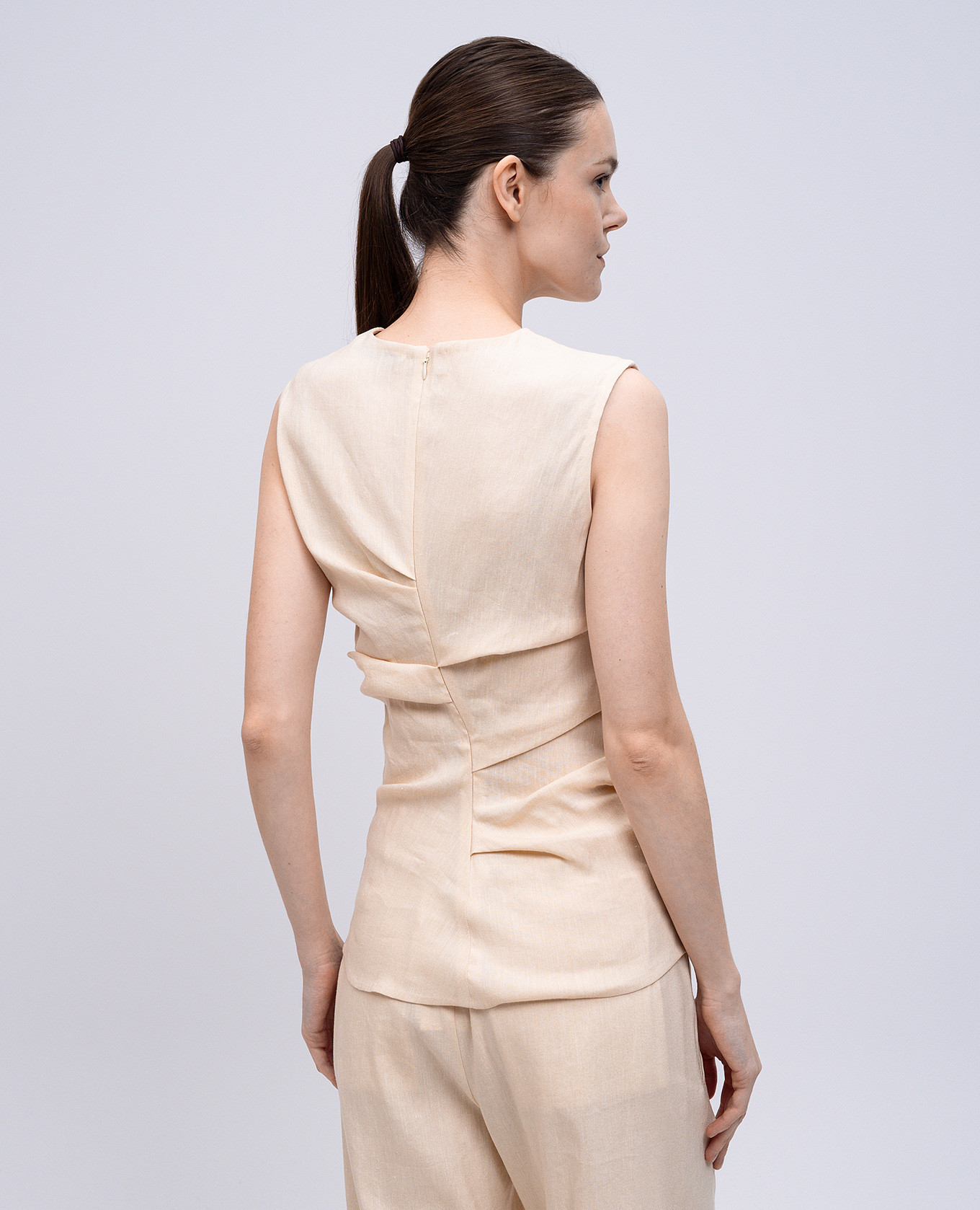 Anoushka yellow top with linen PROENZA SCHOULER 4