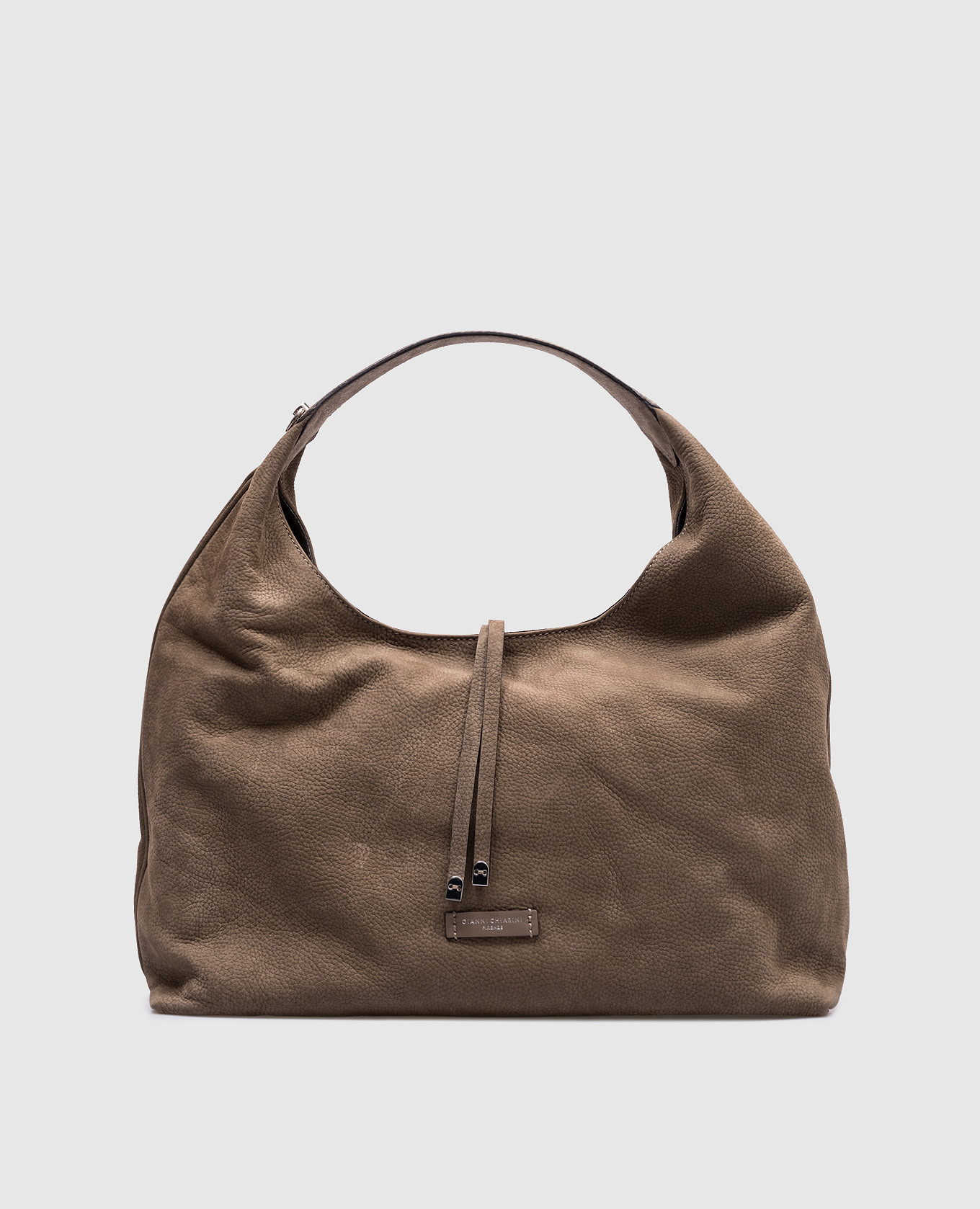 

ANGELICA brown nubuck hobo bag Gianni Chiarini
