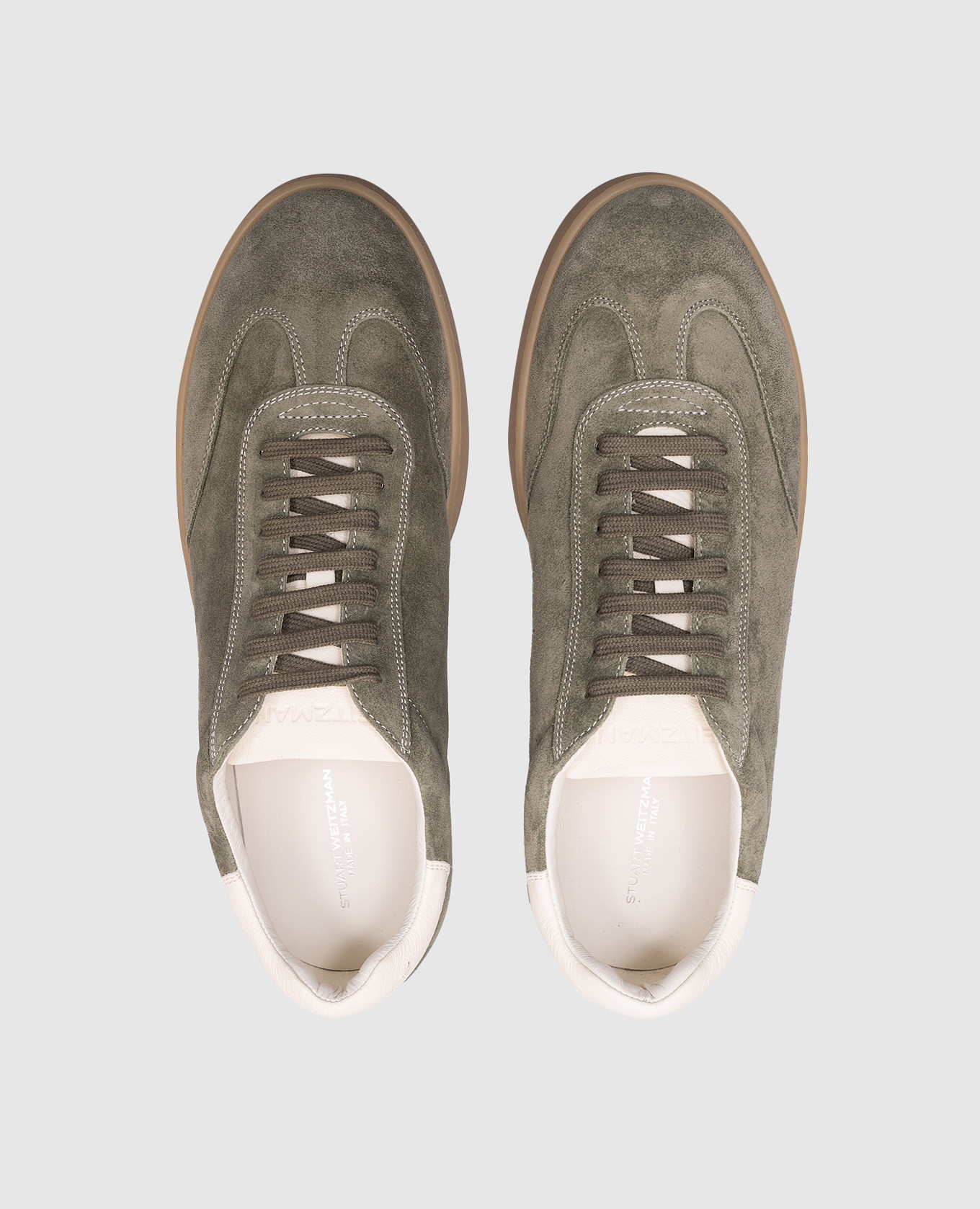 

Green BANNER combination sneakers with logo Stuart Weitzman