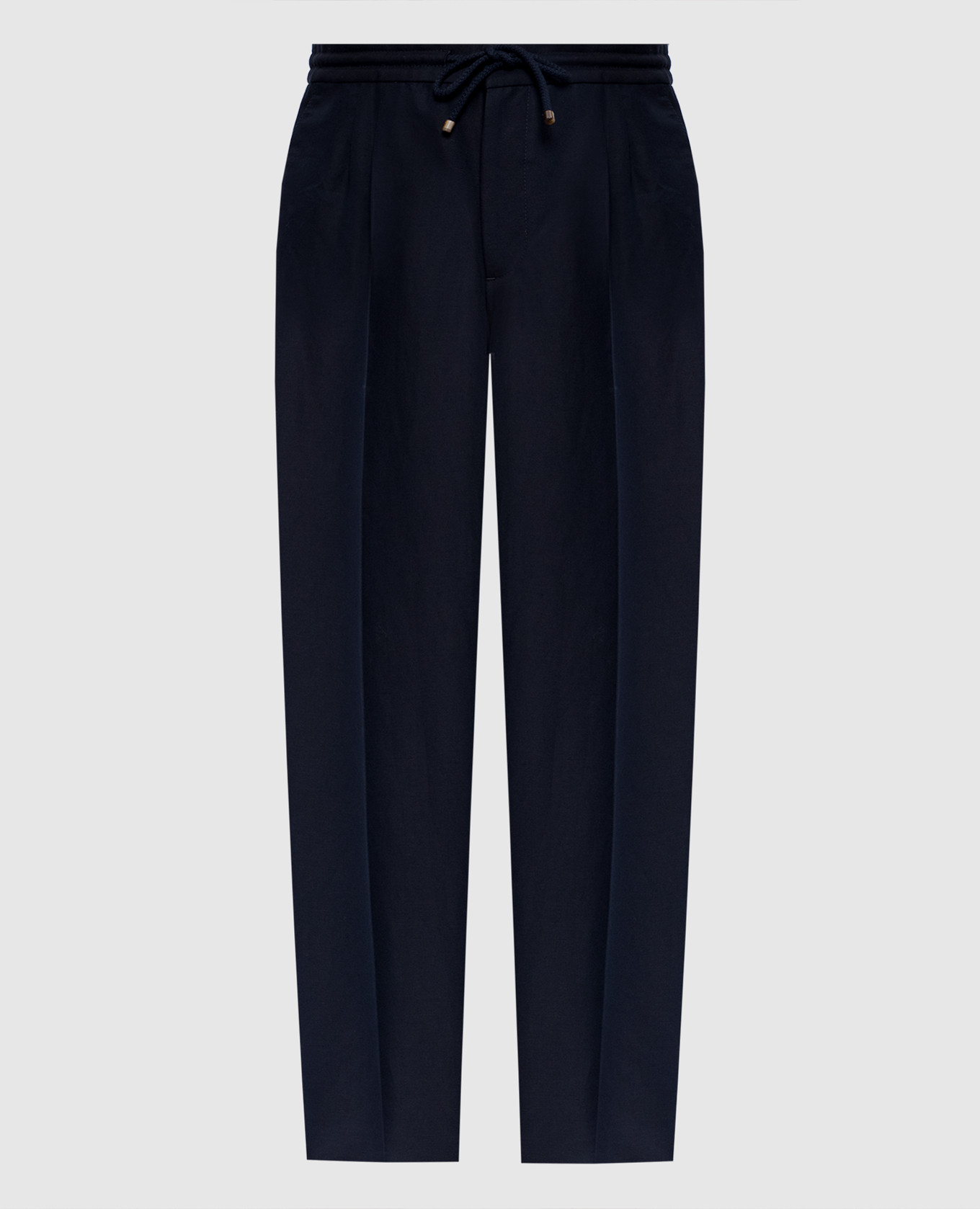 

Blue pants with linen Brunello Cucinelli