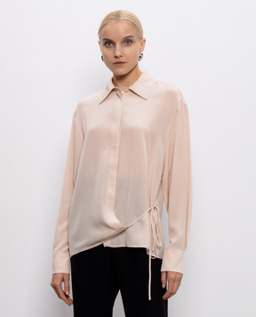Victoria Beckham Pink silk blouse 1225WSH006354A