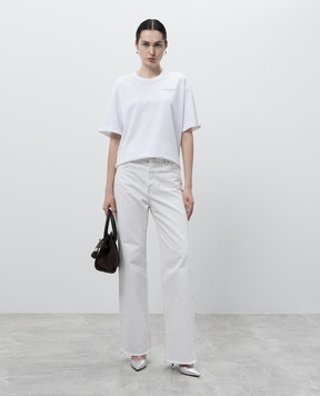 Philosophy di Lorenzo Serafini White T-shirt with logo print A07040744