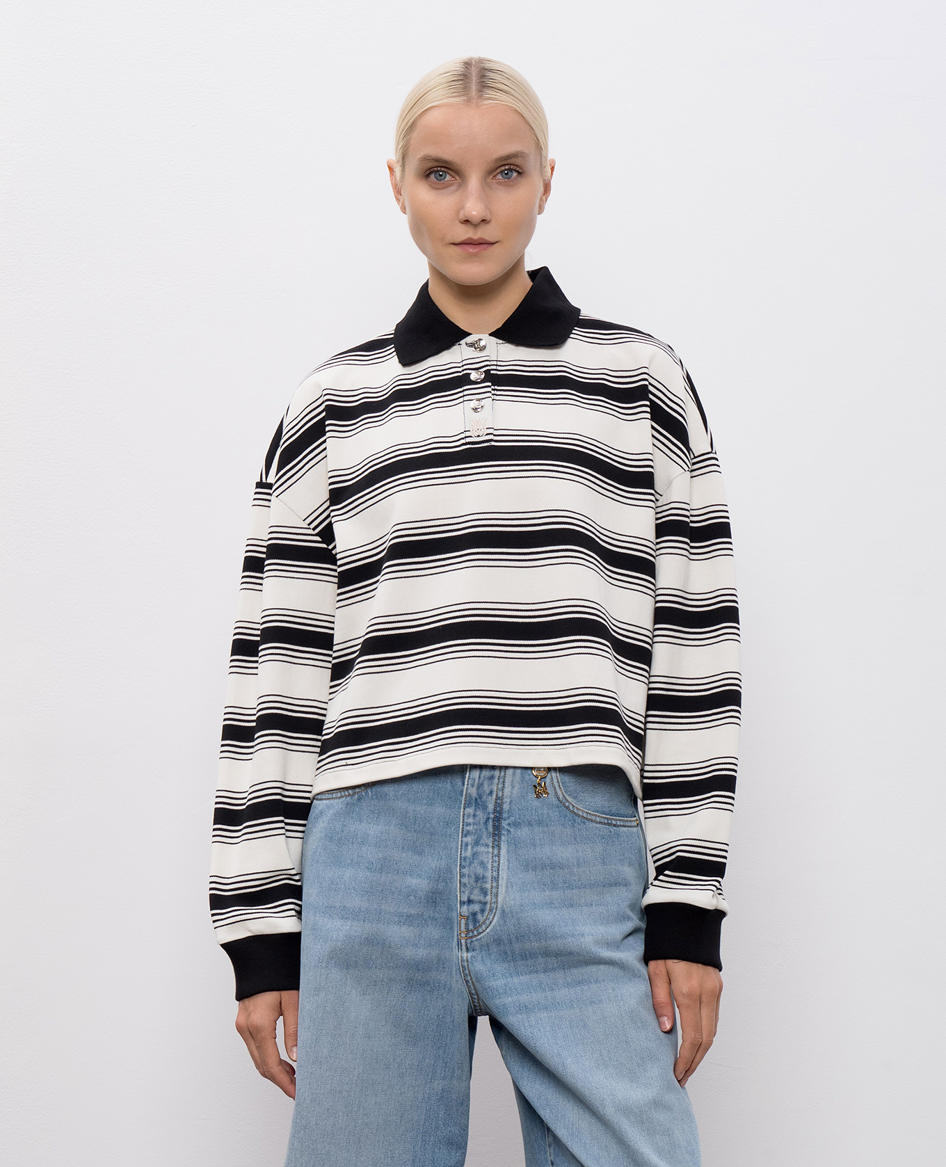 White striped polo shirt AMIRI 3
