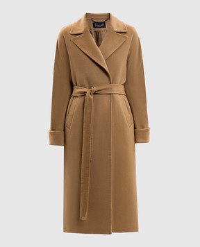 Heresis Brown cashmere coat M11120I56020