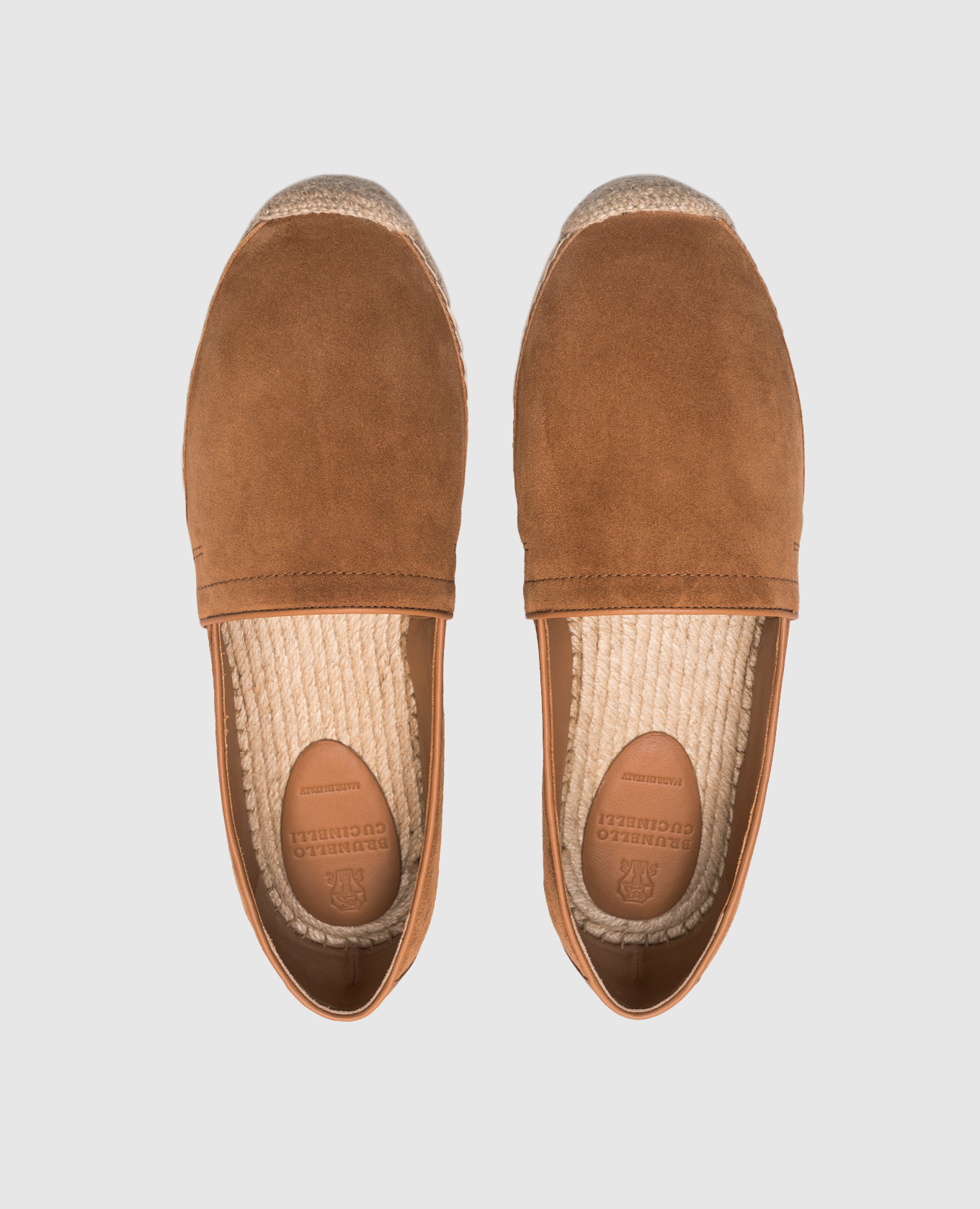 Brown suede espadrilles Brunello Cucinelli 4