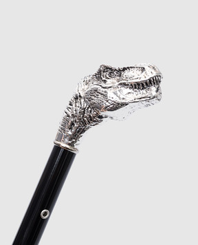 Pasotti Black shoehorn with a T-Rex head handle PFPEXXK42