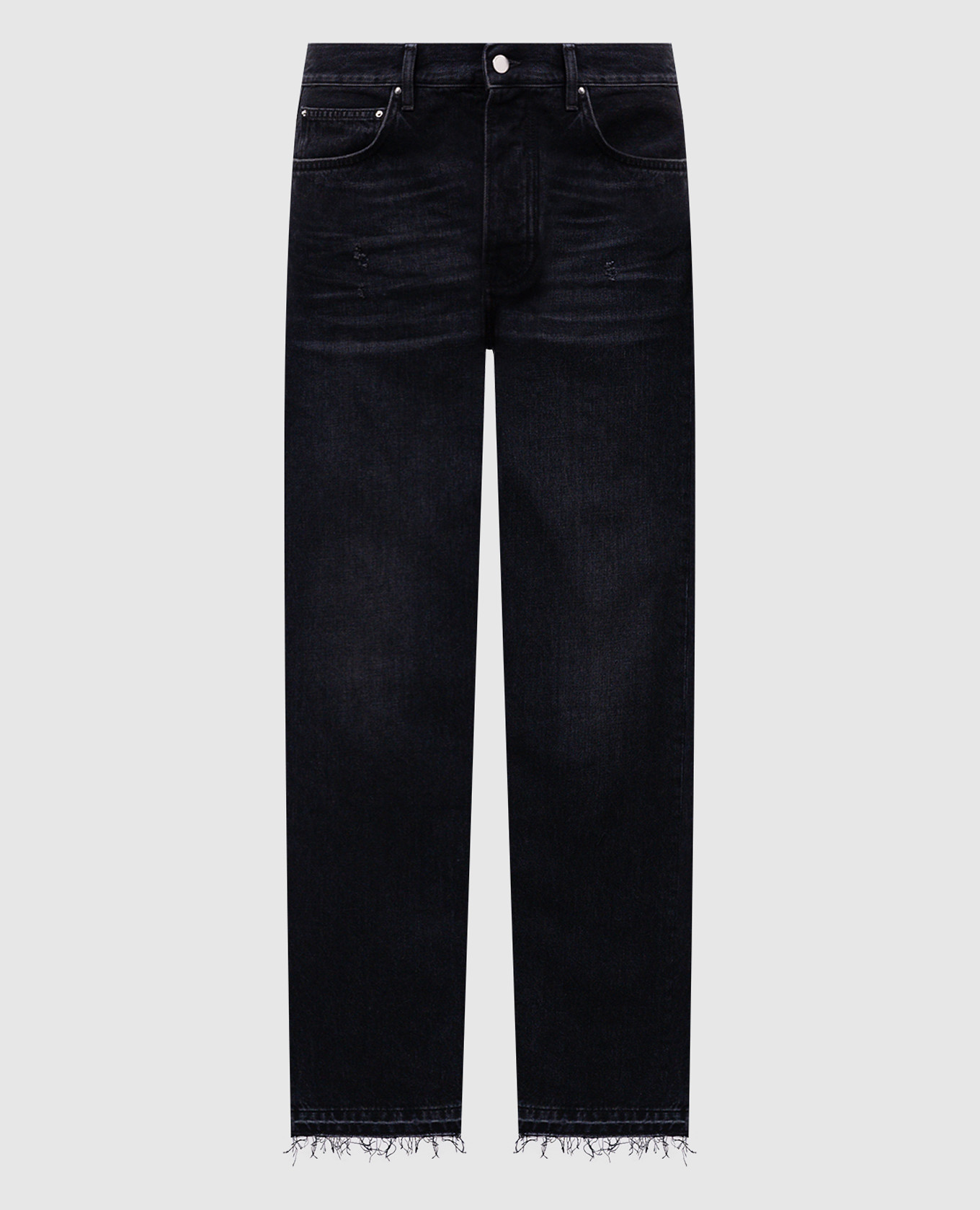 

Black distressed jeans with logo AMIRI