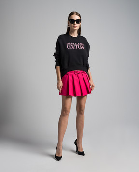 Versace Jeans Couture Pink mini skirt with snaps 76HAE814N0103