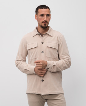 MooRER Beige corduroy shirt NOWEL NOWELU08