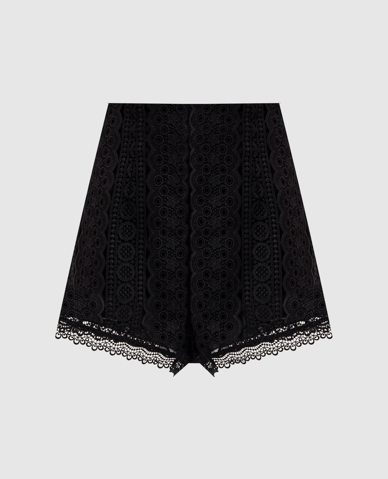 Black Hazie Lace Shorts