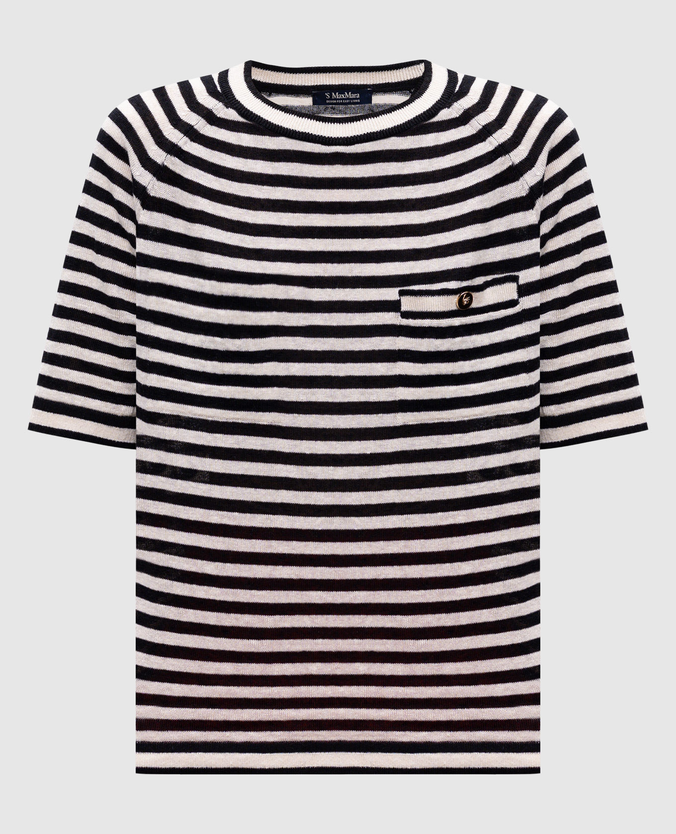 

BEATI striped linen T-shirt Max Mara, White