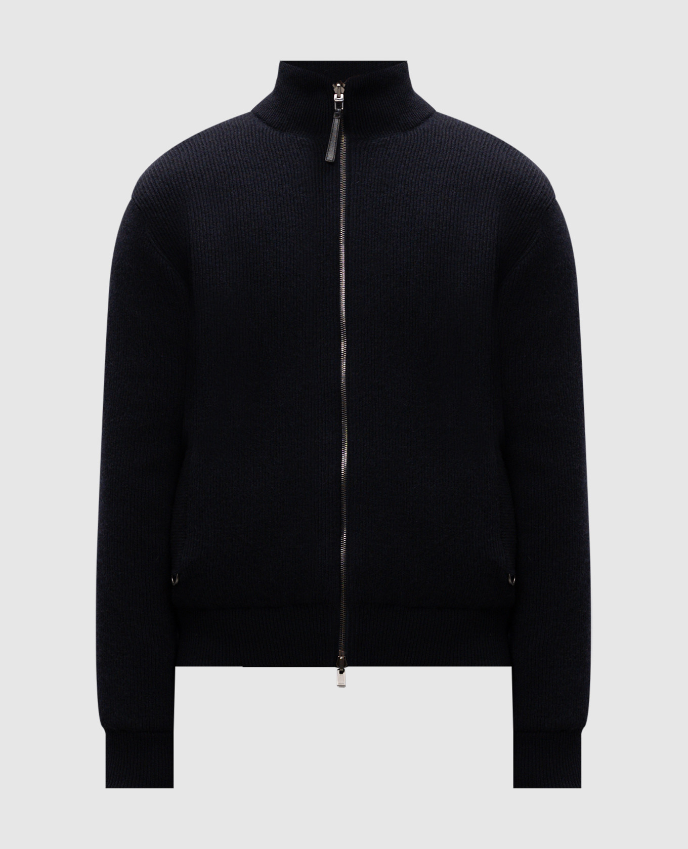 Blue double-sided cashmere jacket agnona