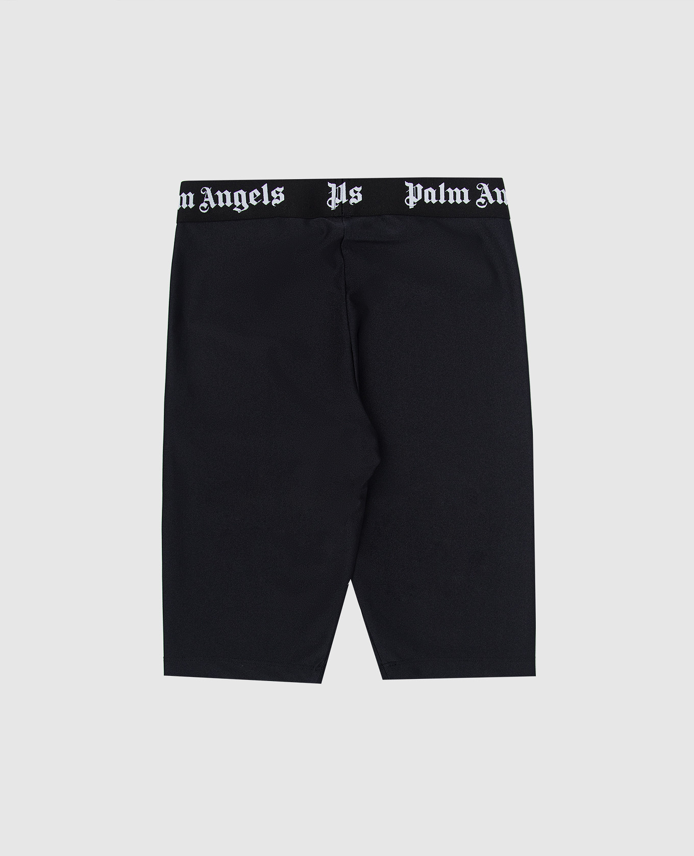 

Children's black shorts with a logo pattern Palm Angels