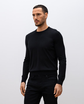 Tom Ford Black cashmere and silk jumper KCL005YMK005S23
