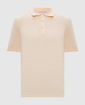 Brunello Cucinelli Orange polo M29800125