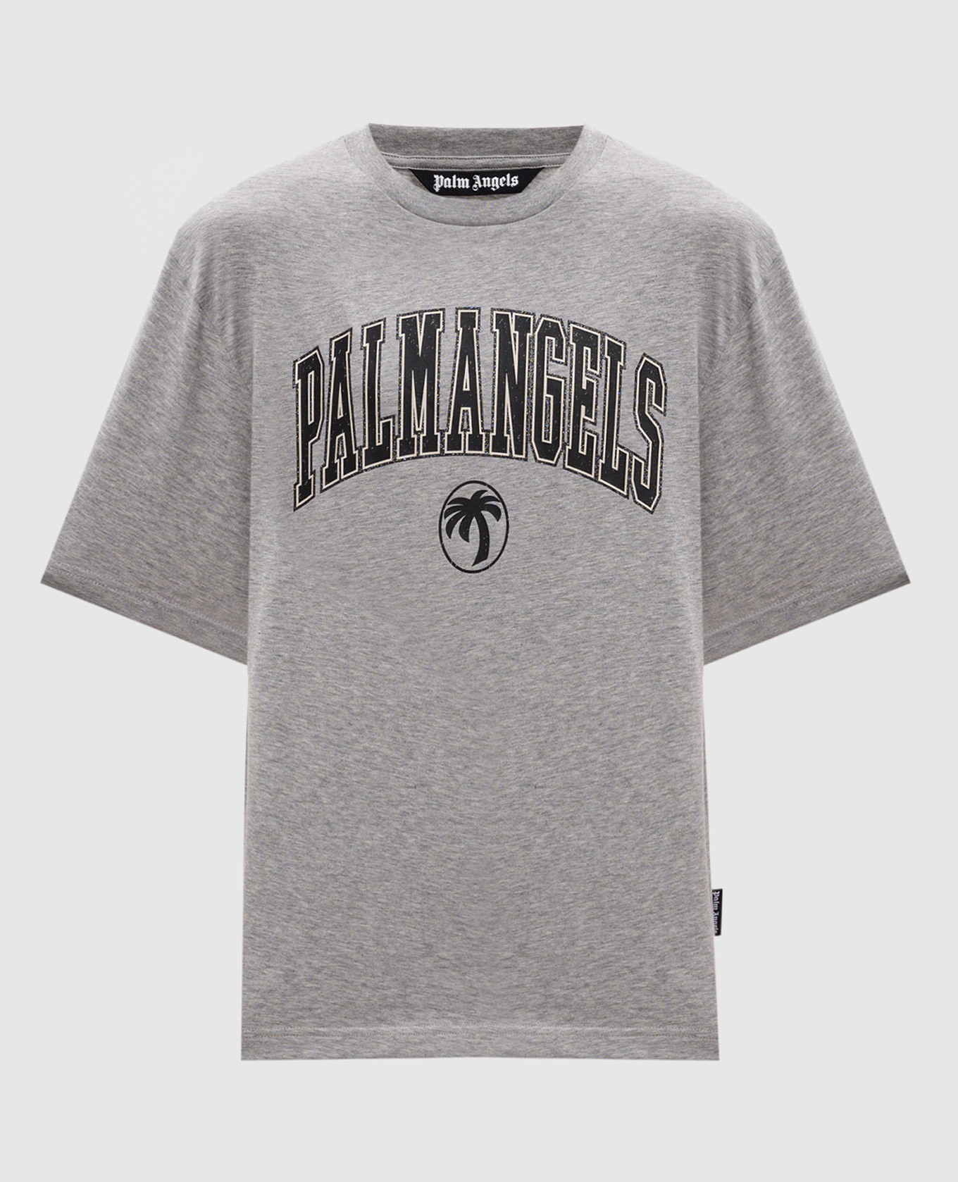 

Grey T-shirt with logo print Palm Angels