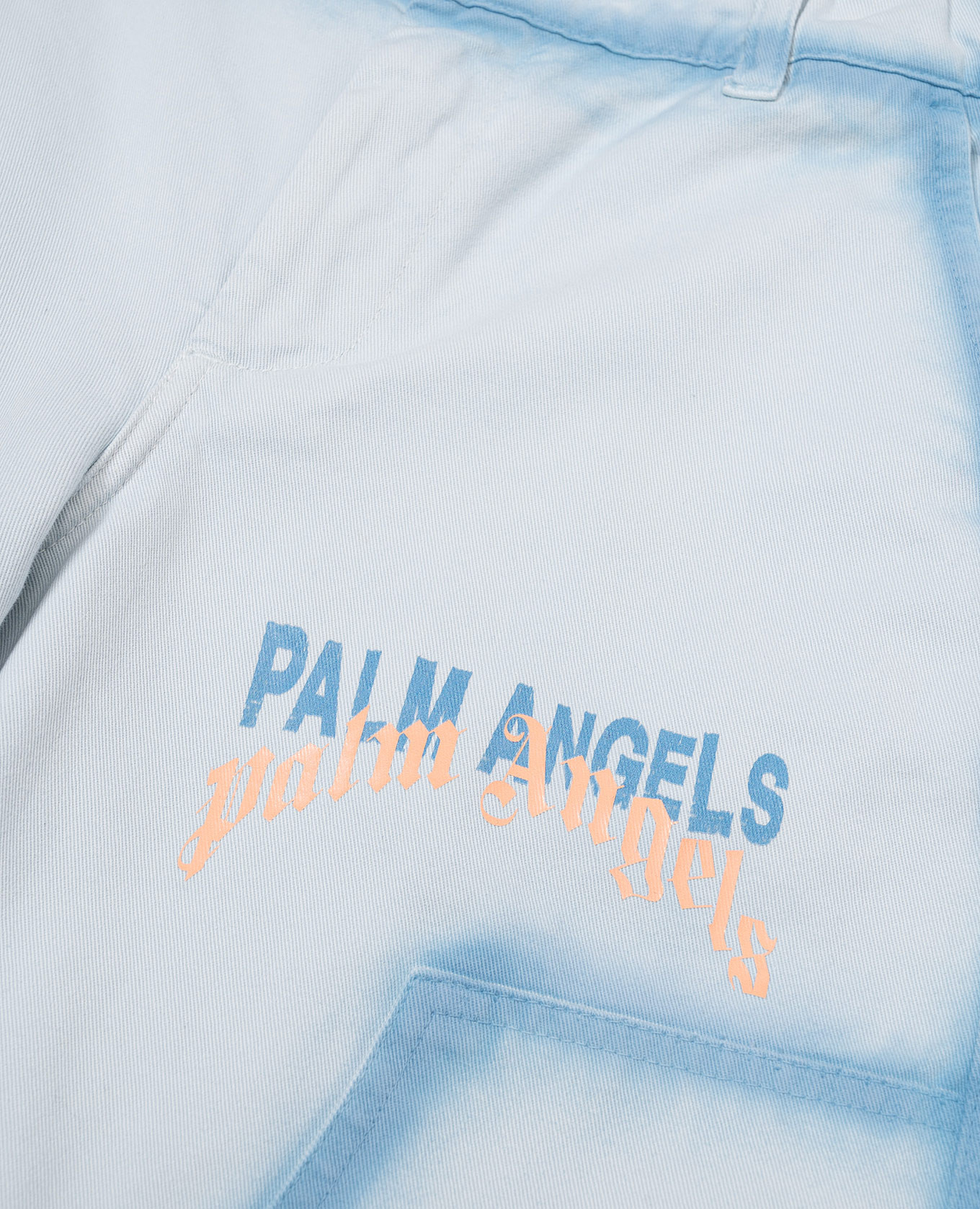 

Children's blue Sprey pants with logo Palm Angels, Light blue
