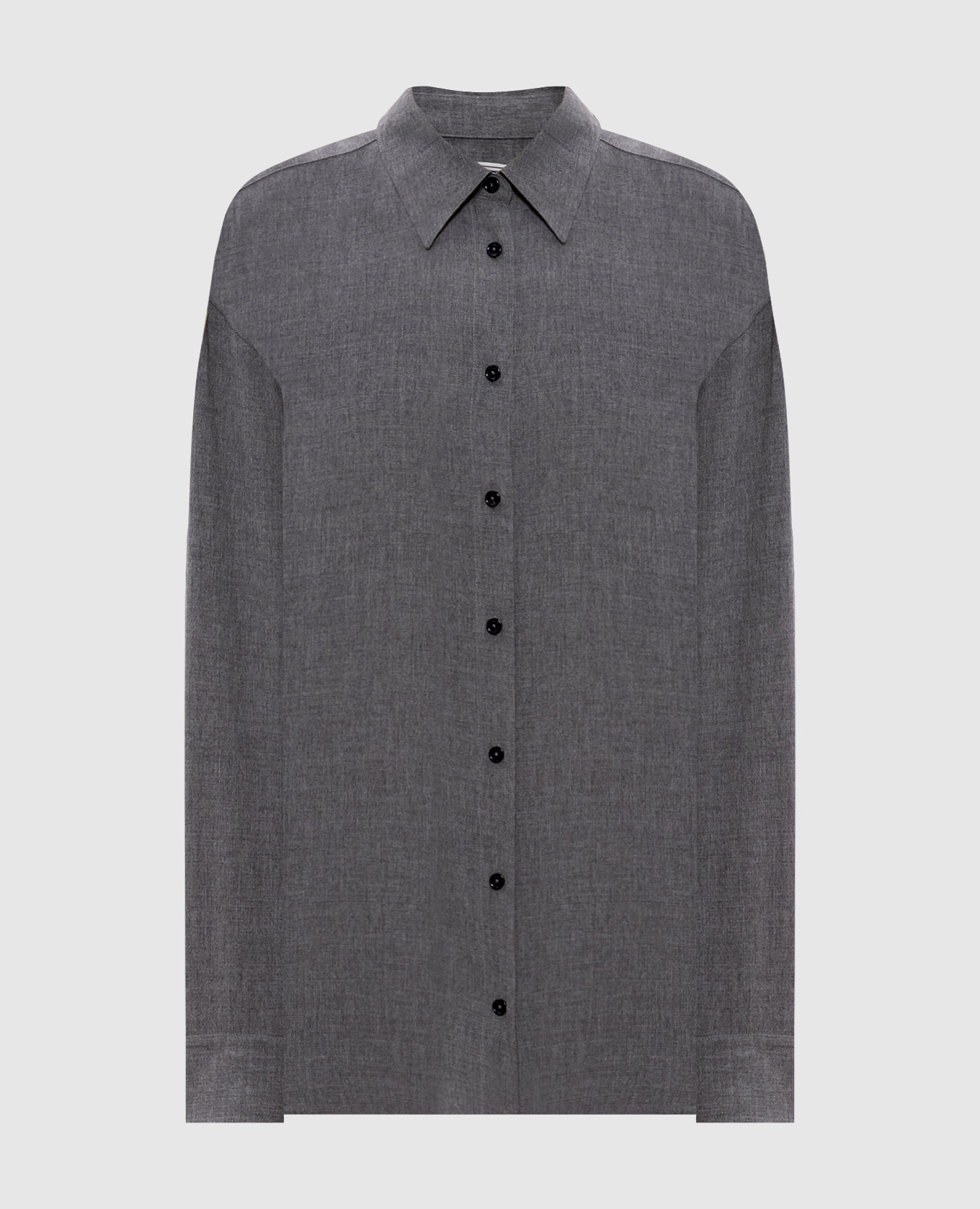 Gray shirt with wool Toteme