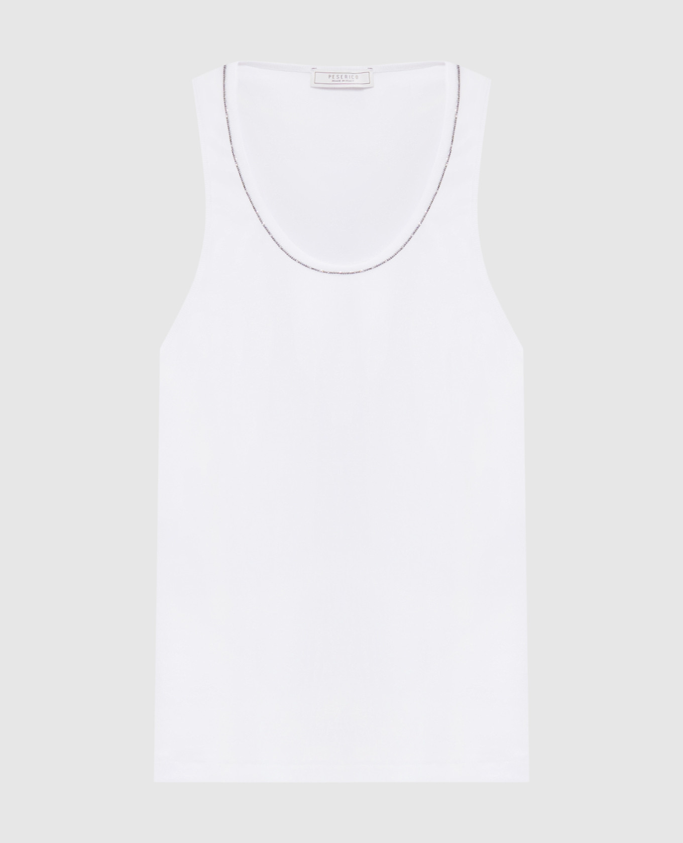White top with monil chain Peserico