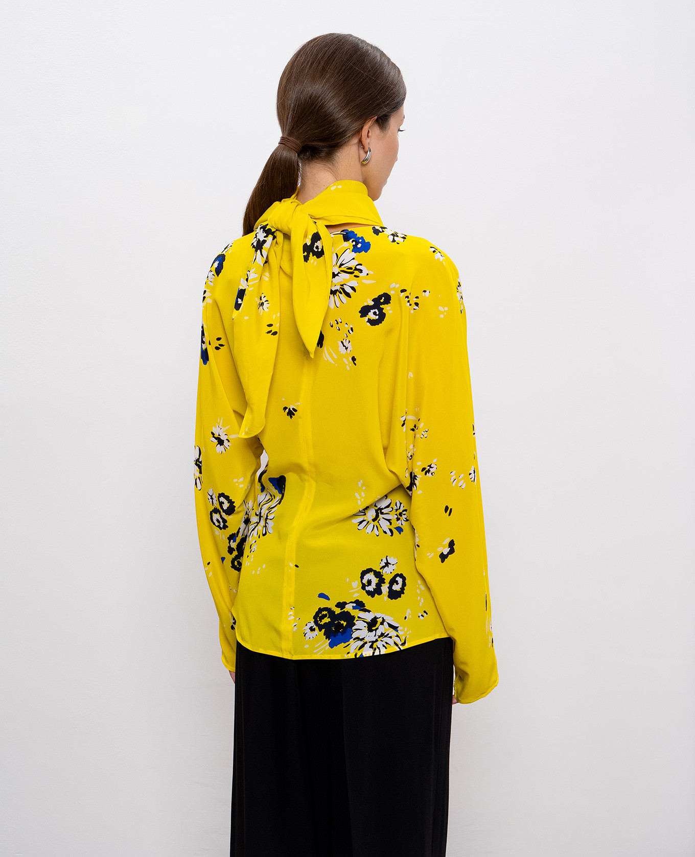 Ysabelle yellow blouse with floral print PROENZA SCHOULER 4