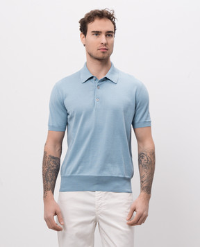 Tom Ford Blue polo KPS004YMC024S25