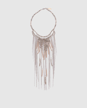 Peserico Silver necklace with crystals E35471C0CC570