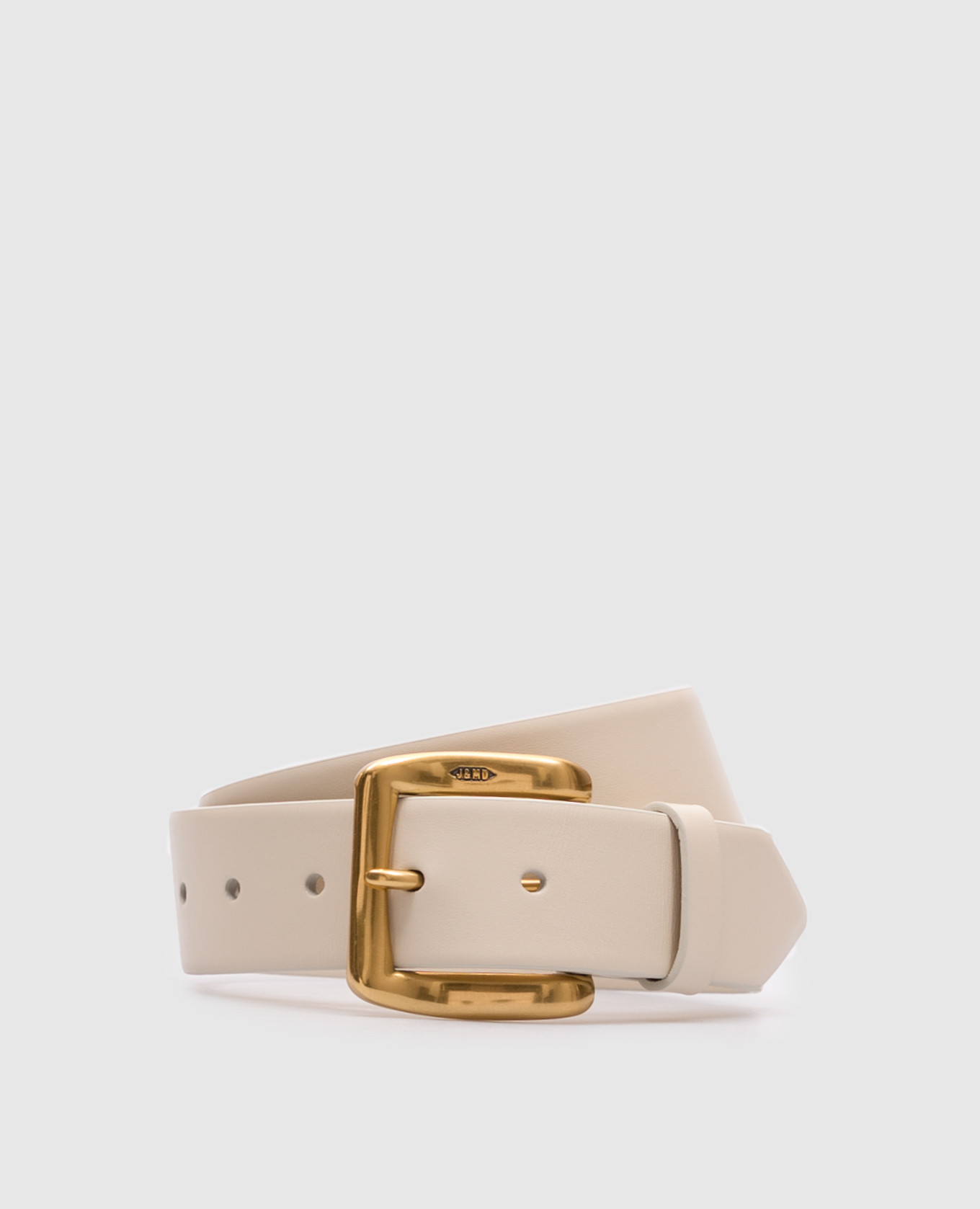 

Bonny beige leather belt J&M DAVIDSON