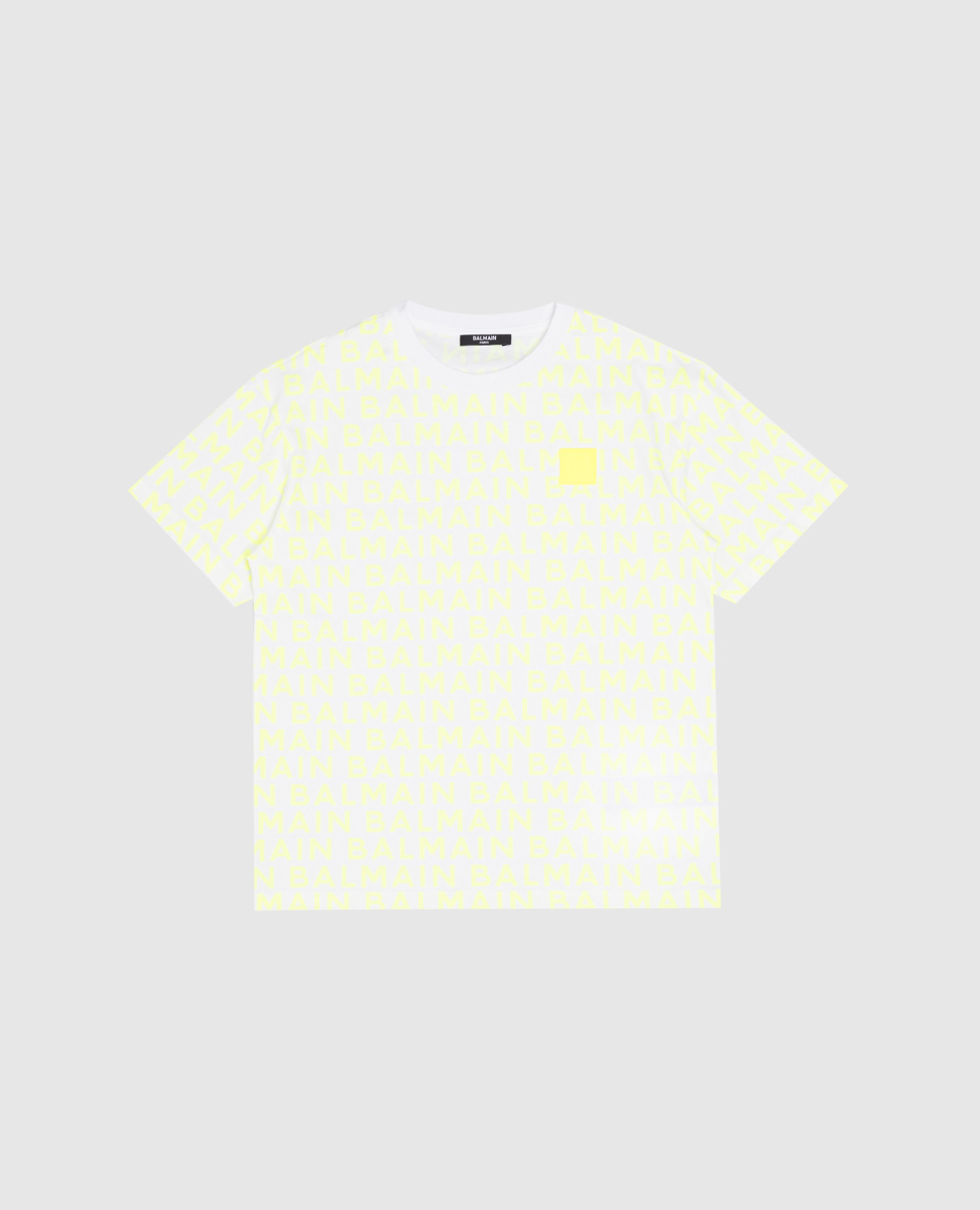 

Children's white t-shirt with logo print Balmain