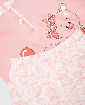 RiminiVeste Children's pink Gary printed pajamas 185041