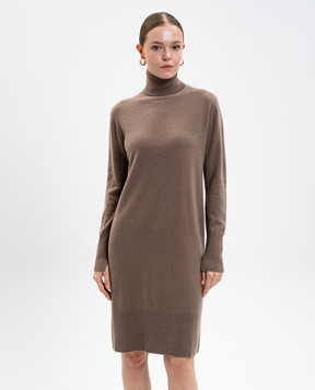 JOSEPH Brown cashmere dress JF009272