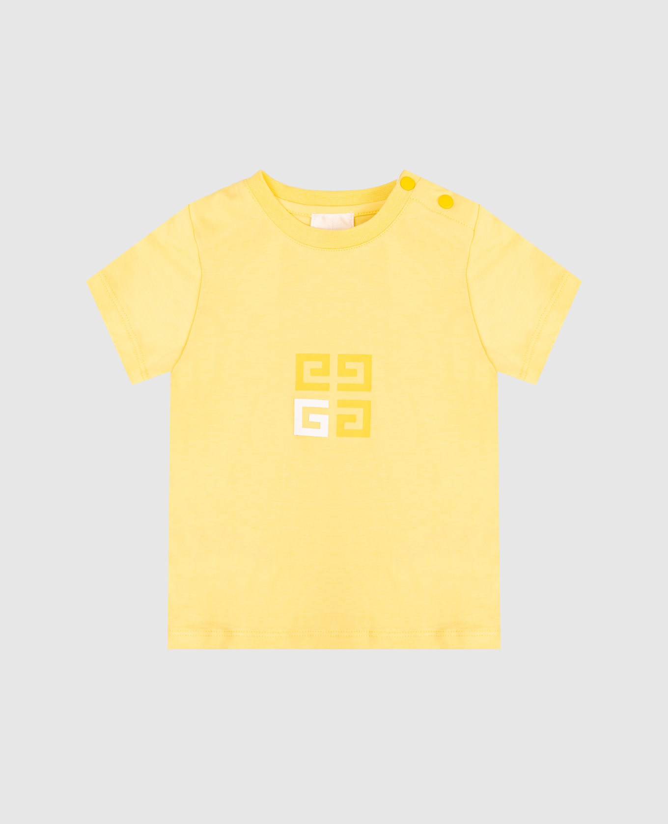 Children&#39;s yellow T-shirt with logo Givenchy