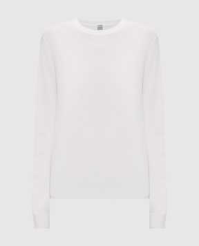 Toteme White wool and silk jumper 252WRT0469YA0190