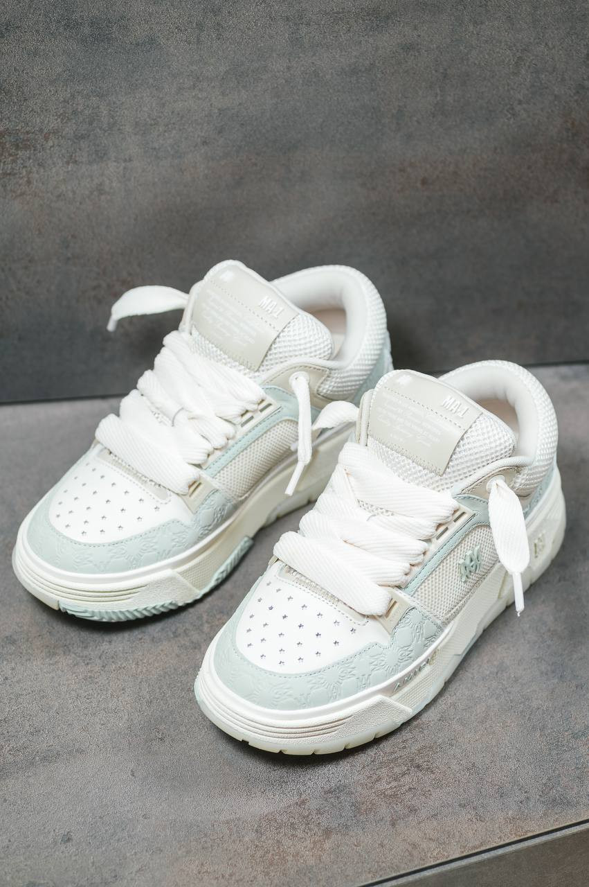 

Green combination sneakers MA-1 AMIRI