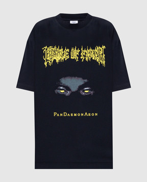 Vetements Black T-shirt with print UCF76TR550Bw
