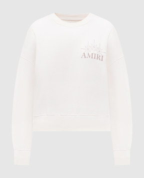 AMIRI Beige sweatshirt with logo print AWJYCW1021