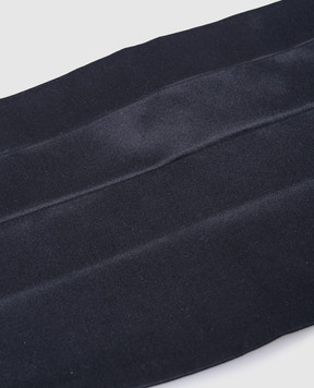 Brunello Cucinelli Blue camberband with silk MR813S005